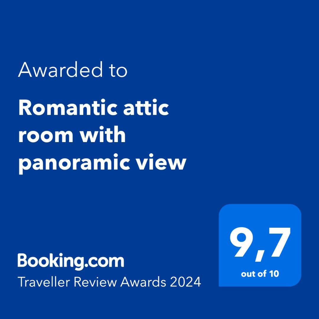 Romantic Attic Room With Panoramic View Bologna Luaran gambar